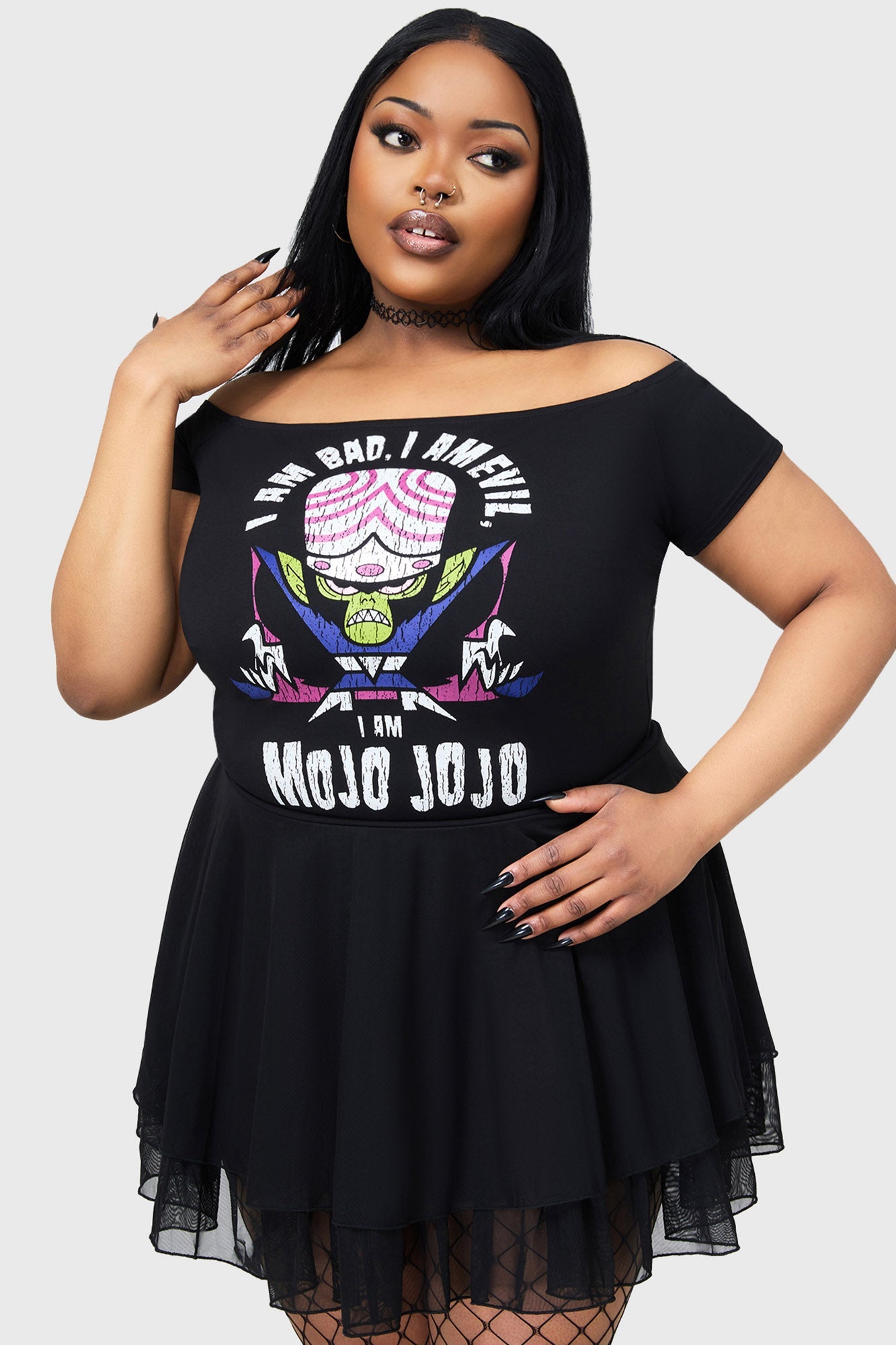 Bad And Evil Mojo Jojo Bardot Top