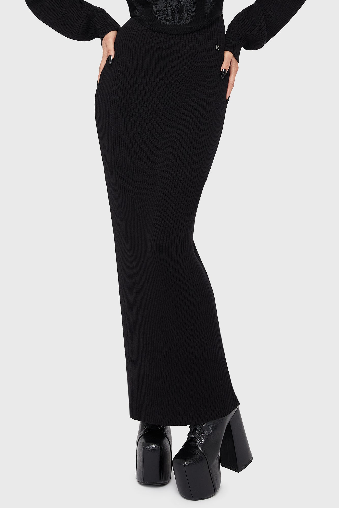 Belinda's Woe Maxi Skirt [Black]