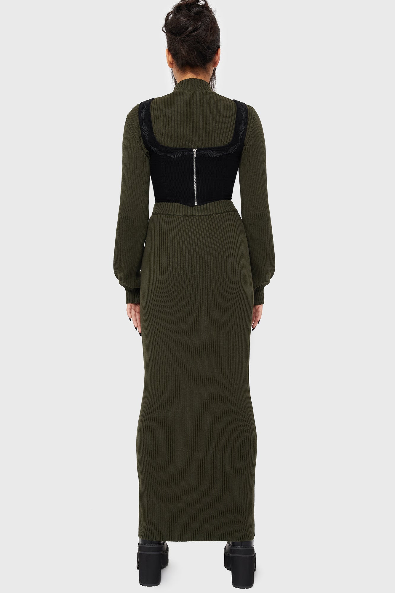 Belinda's Woe Maxi Skirt [Khaki]