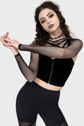 Bite Me Fishnet Bolero [B]