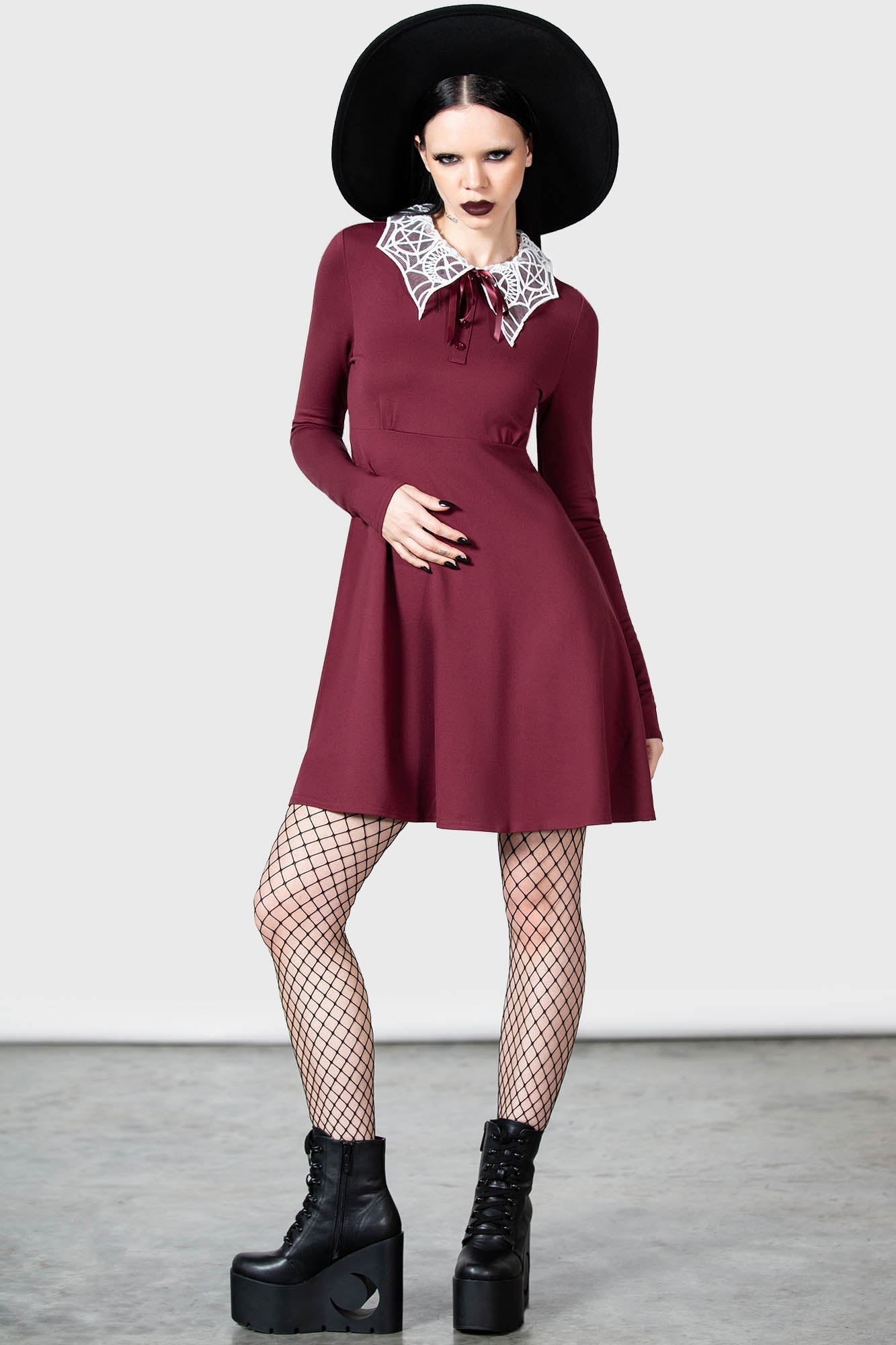 Charmed School Dress [CRIMSON]
