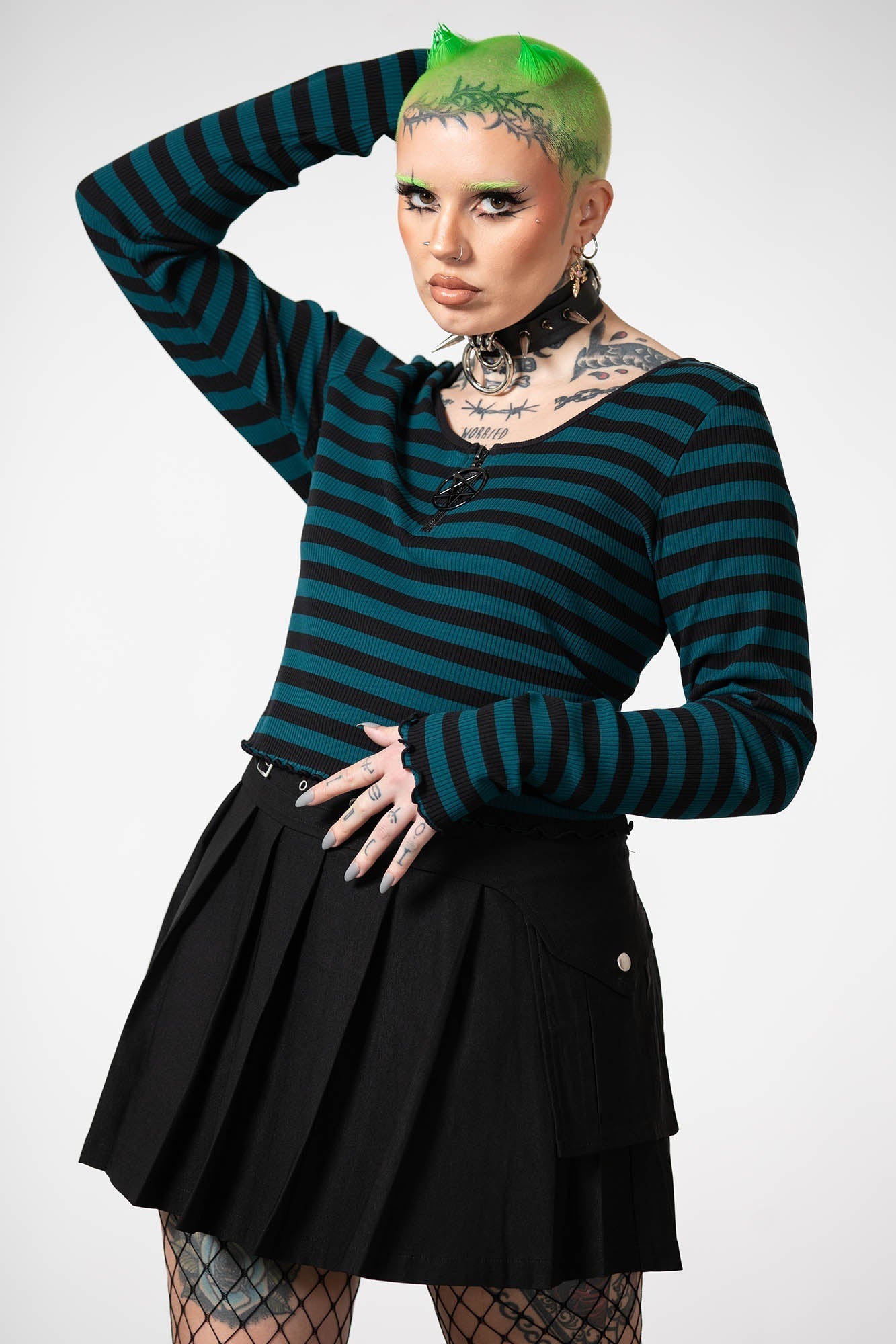 Chimera Long Sleeve Top [GREEN]