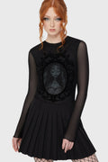 Corpse Bride Emily Mesh Top