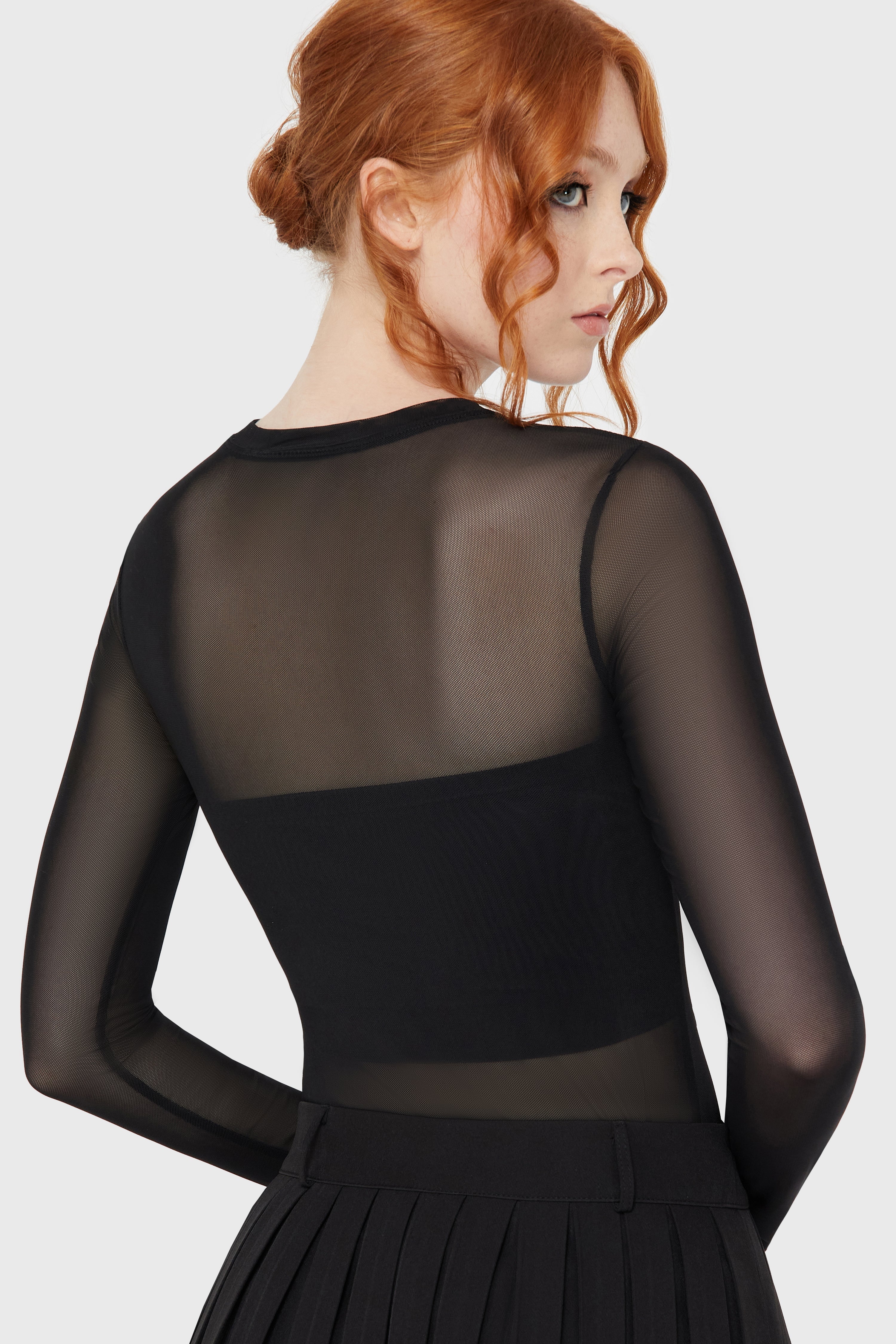 Corpse Bride Emily Mesh Top