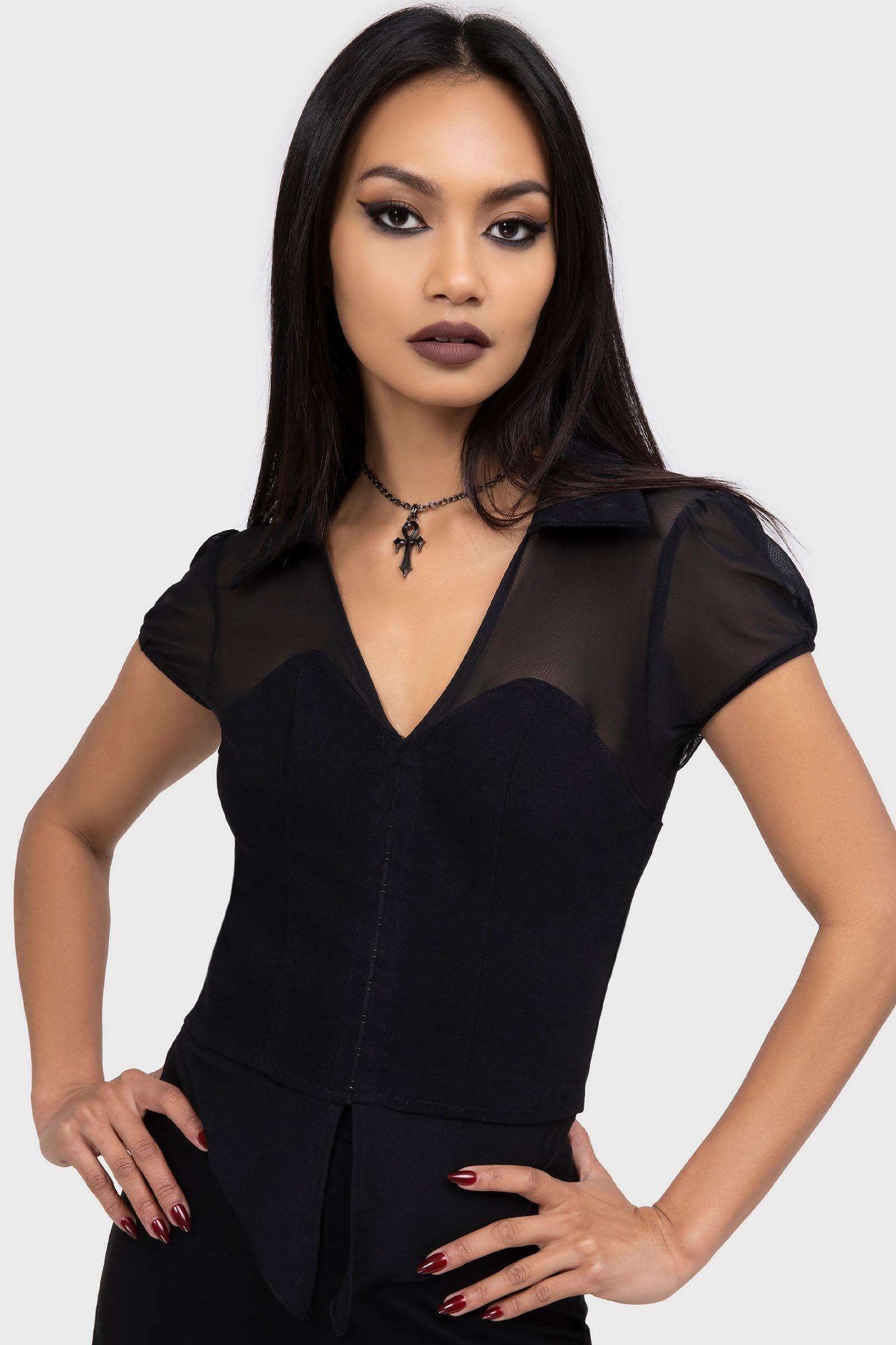 Cryptic Cora Top